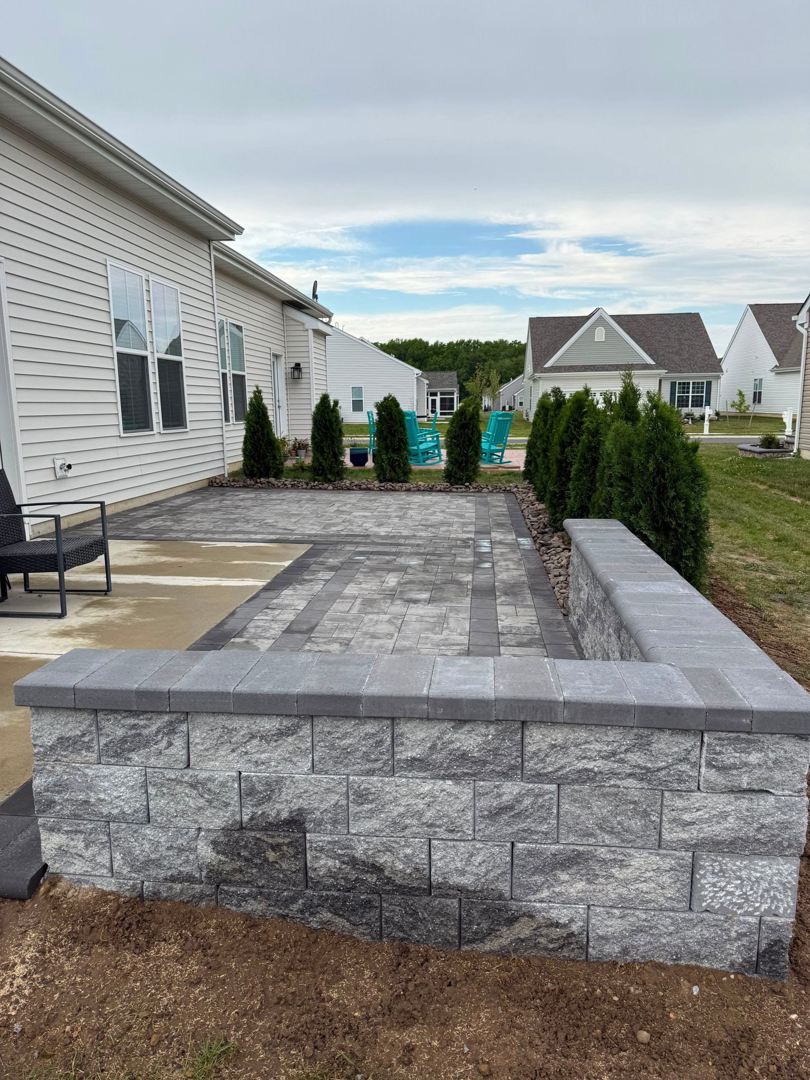 Stone path craftsmanship